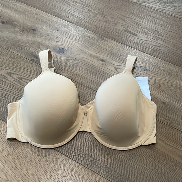 HSIA Ultra Comfort Lightly Padded T-Shirt Minimizer Full Coverage Bra Size 46DDD - Picture 5 of 15